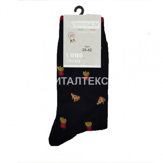 Носки мужские "BESTCALZE" Артикул: Пицца и чипс мода Носки мужские "BESTCALZE" Артикул: Пицца и чипс мода