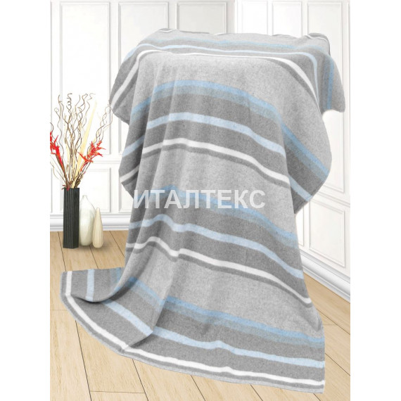Плед хлопок 130х160 "ONDA BLU" Артикул: Тиволи
