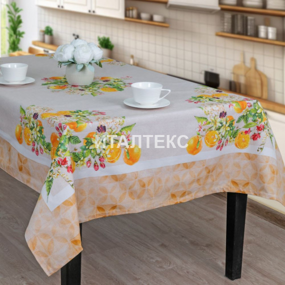 Скатерть с цифровой печатью 140х180 "VINGI RICAMI" Артикул: Тиффани 7 Скатерть с цифровой печатью 140х180 "VINGI RICAMI" Артикул: Тиффани 7
