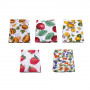 Скатерть на стол 140х180 "ONDA BLU" Артикул: Стампато (ежевикаа)
