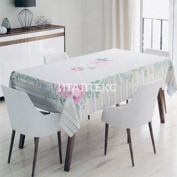 Скатерть на стол 140х240 "SERVALLI" Артикул: Куки 2